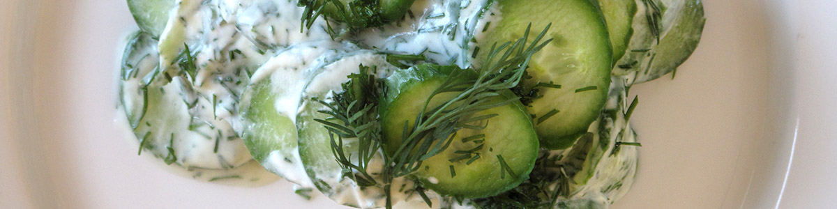Dill with Cucumber and Yoghurt