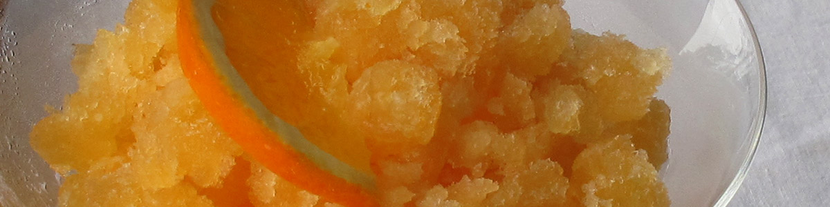 Navel Orange Sorbet
