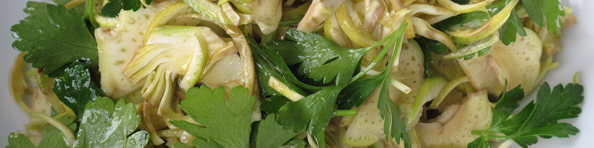 Raw Artichoke Salad